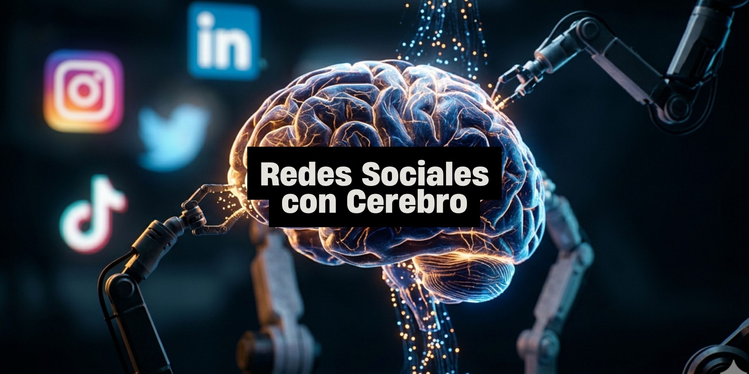 Estrategia de redes sociales potenciada con inteligencia artificial.